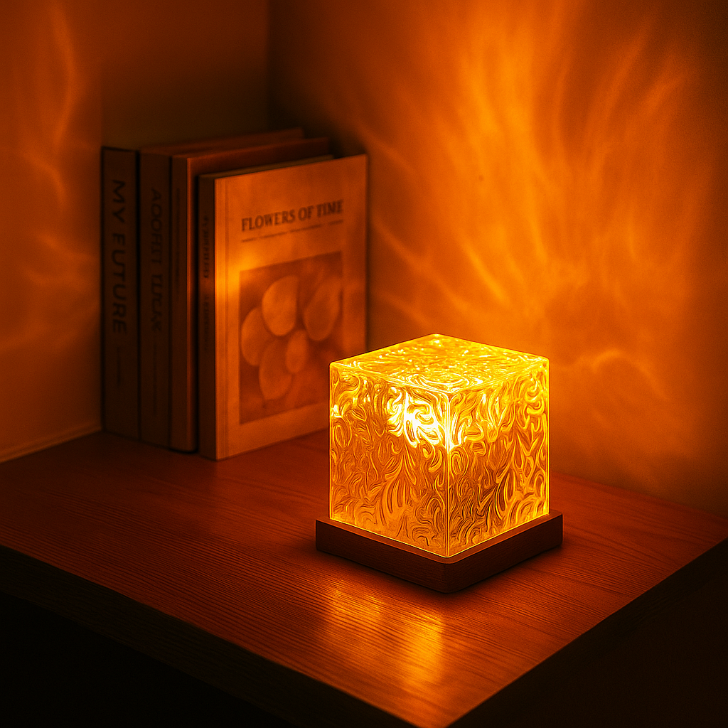 Dynamic Water Ripple - LED Projector Lamp for Bedroom