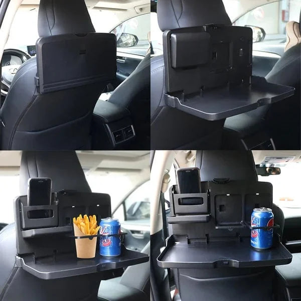 Car Backseat Food Travel Dining& Cup Holder