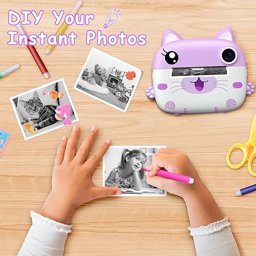 Kids Camera Instant Print & 2.5K Digital Video