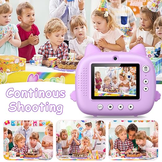 Kids Camera Instant Print & 2.5K Digital Video