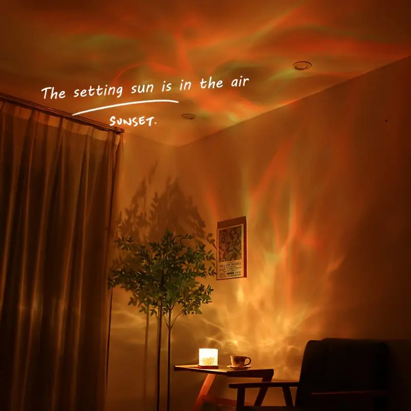 Dynamic Water Ripple - LED Projector Lamp for Bedroom