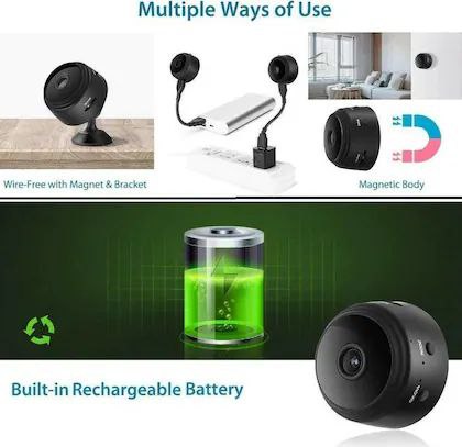 Mini Wireless WiFi Security Camera | HD 1080p