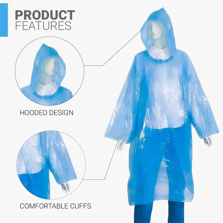 Disposable Rain Coat(pack of 5)