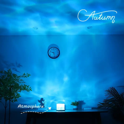 Dynamic Water Ripple - LED Projector Lamp for Bedroom