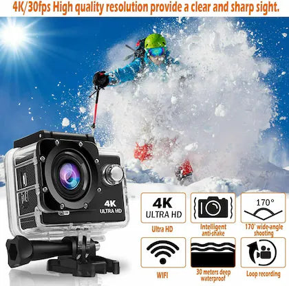 4K Camera with Optical 16MP High Resolution with Wi-Fi